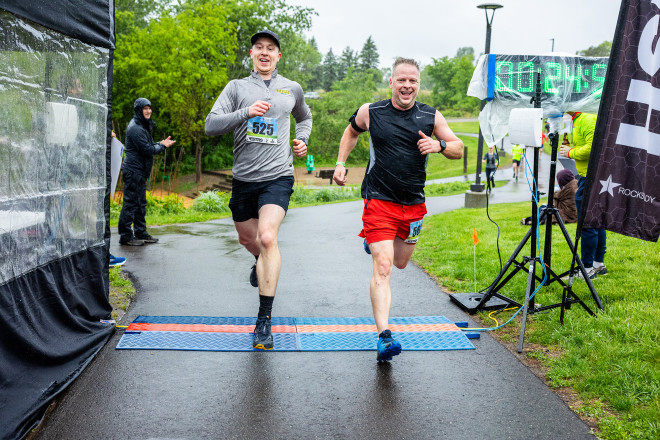 Pals Across the Finish Line - Photo Credit Scott Rokis