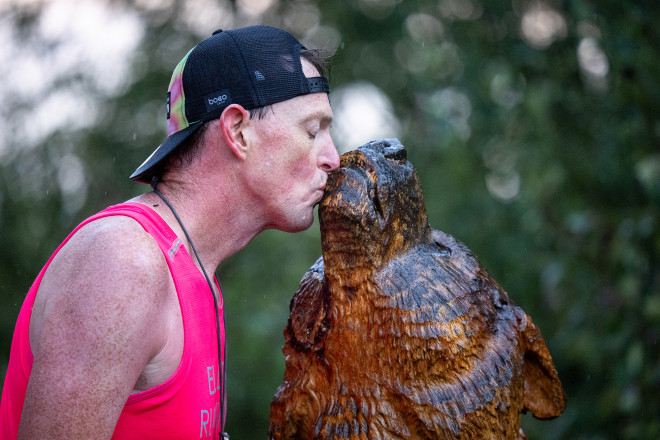 Paul Kisses the Wolf SFTR 2025 - Photo Credit Scott Rokis