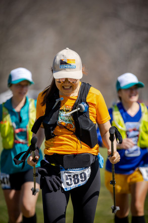 Phetsamai Finishing the 50 - Photo Credit Mike Wheeler