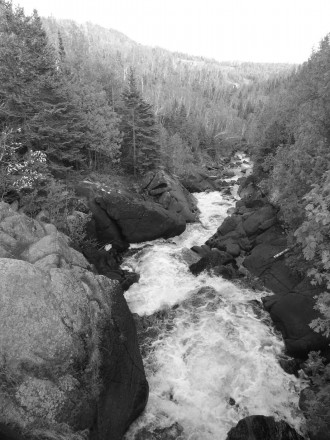 Poplar River Rapids Waterfall Near the Start and Finish - Photo Credit Kevin Langton