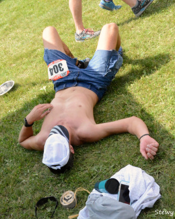 Post Race Nap - Photo Credit John Stewart