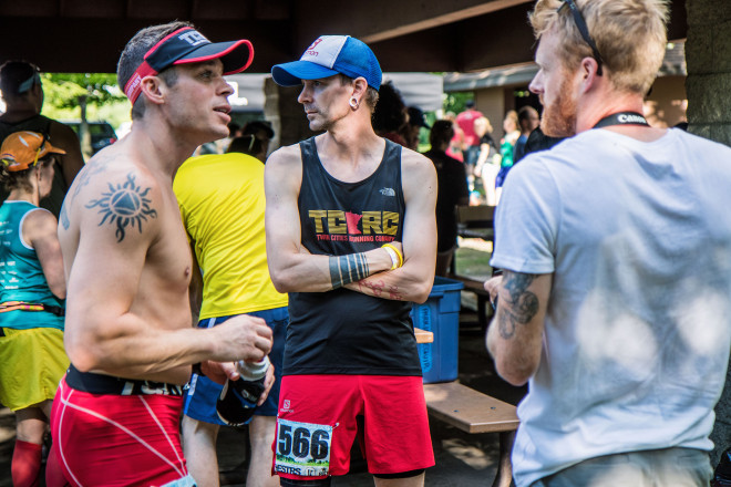 Pre-Race Talking Big - Photo Credit Fresh Tracks Media