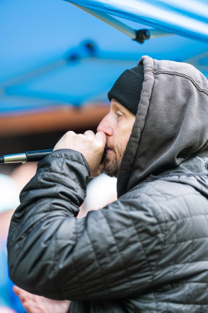RD John Storkamp at the Superior 100 Mile Start in 2025 - Photo Credit Anastasia Wilde