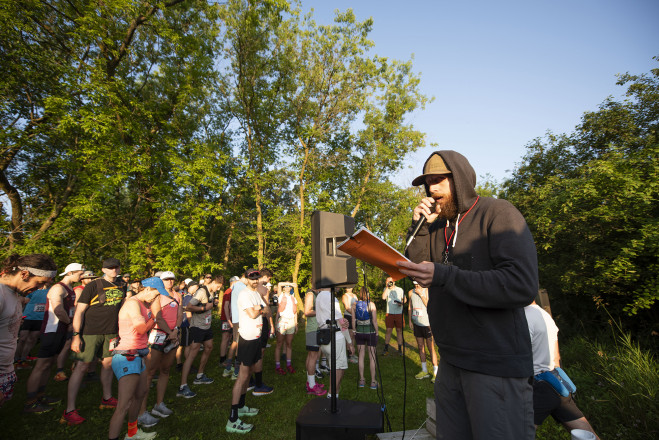 Race Director John in 2024 - Photo Credit Bill Kelley