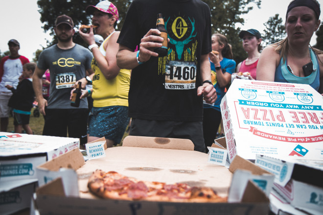 Refueling After the Effort - Photo Credit Fresh Tracks Media