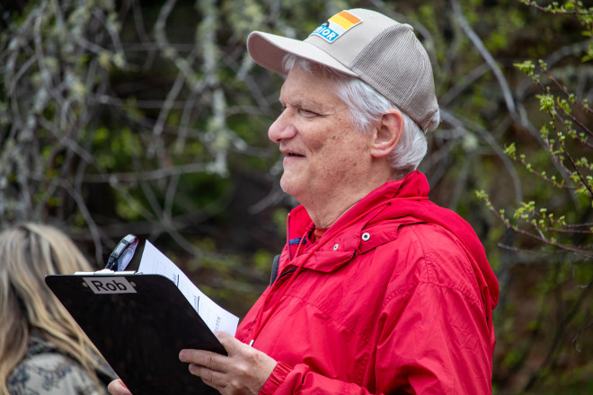 Rob Keeping Track of Runners - Photo Credit Kevin Jost