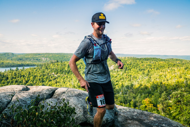 Rolf All Smiles on Mt Trudee - Photo Credit Cole Peyton