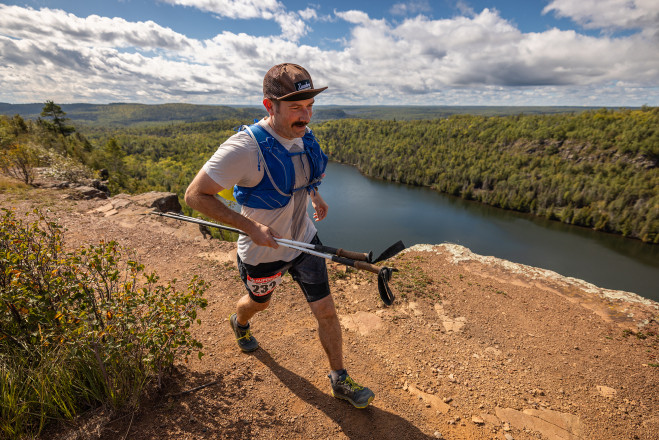 Rolling Along Above Bean Lake - Photo Credit Howie Stern