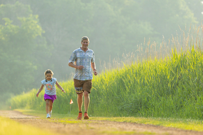 Running with my Grandpa at the 2025 ESTRS French 5K - Photo Credit Scott Rokis