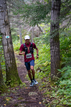 Sam on Focus Moose Mountain Marathon 2025 - Photo Credit Tryg Solberg