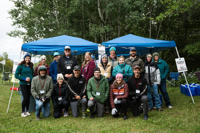 Silver Bay Aid Station Team SFTR 2025 - Photo Credit Anastasia Wilde