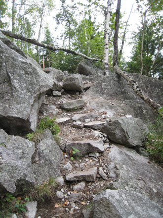 Some of the Terrain Up Carlton Peak - Photo Credit Kelly Doyle