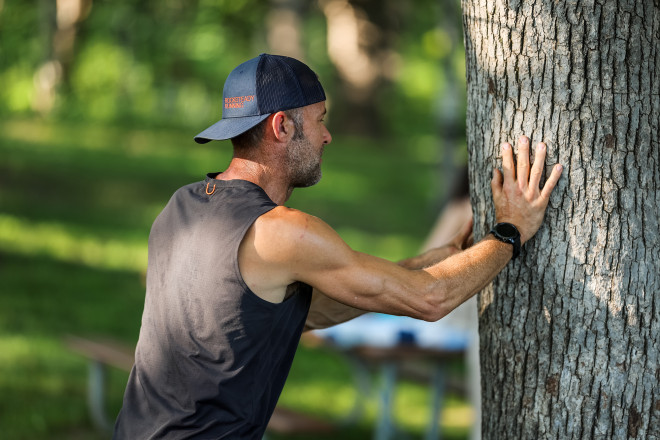 Stretching Out and Getting Ready - Photo Credit Scott Rokis