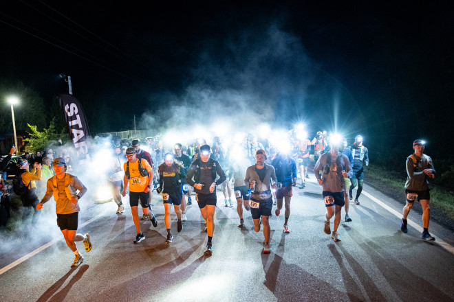 Superior 50 Mile Race Start 2025 - Photo Credit Scott Rokis