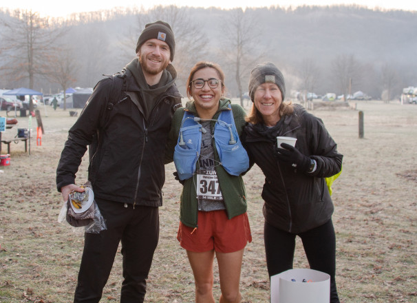 Supporting Their Runner - Photo Credit Michaela Farley