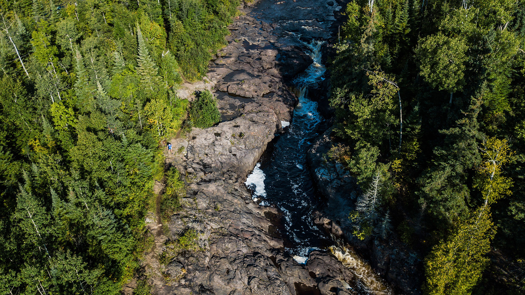 Temperance River From Above - Photo Credit Fresh Tracks Media