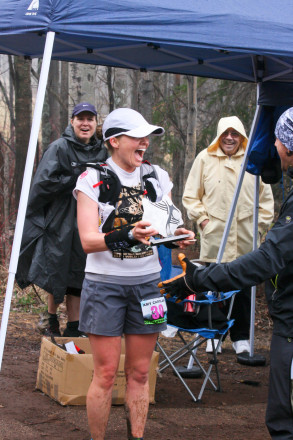 Thrid Place Woman Amy Husveth Wins Her Award - Photo John Storkamp