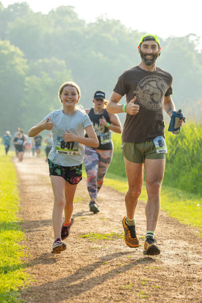 Thumbs Up at the 2025 French 5K - Photo Credit Scott Rokis