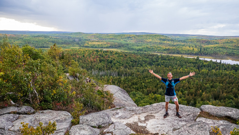 Tim Andrews On Top of The World - Photo Credit Tone Coughlin