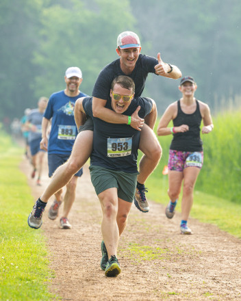 Too Much Fun at the French 5K - Photo Credit Scott Rokis