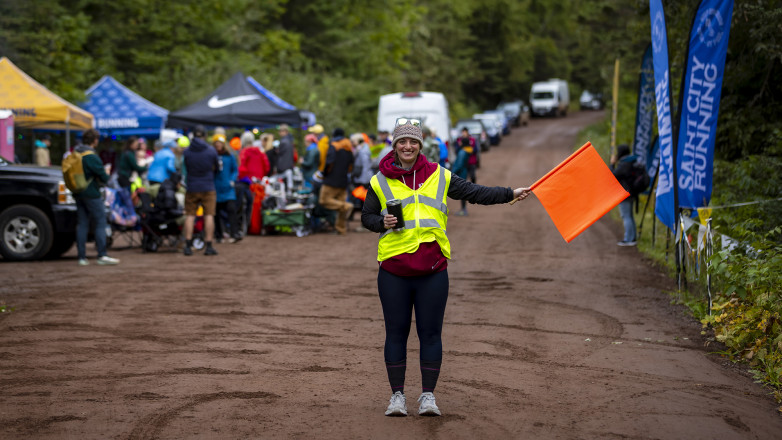 Traffic Control Volunteer at SFTR 2025 - Photo Credit Tone Coughlin