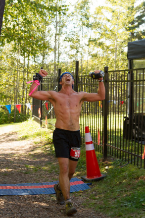 Troy Feustel at Finish - Photo Credit Scott Hudson