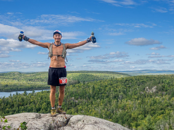 Troy Fuestel on Top of the World - Photo Credit Zach Pierce