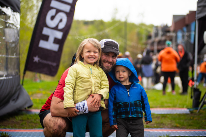 With Dad - Photo Credit Bill Kelley