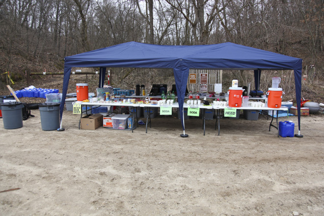 Zumbro Aid Station - Photo Credit Eric Hadtrath