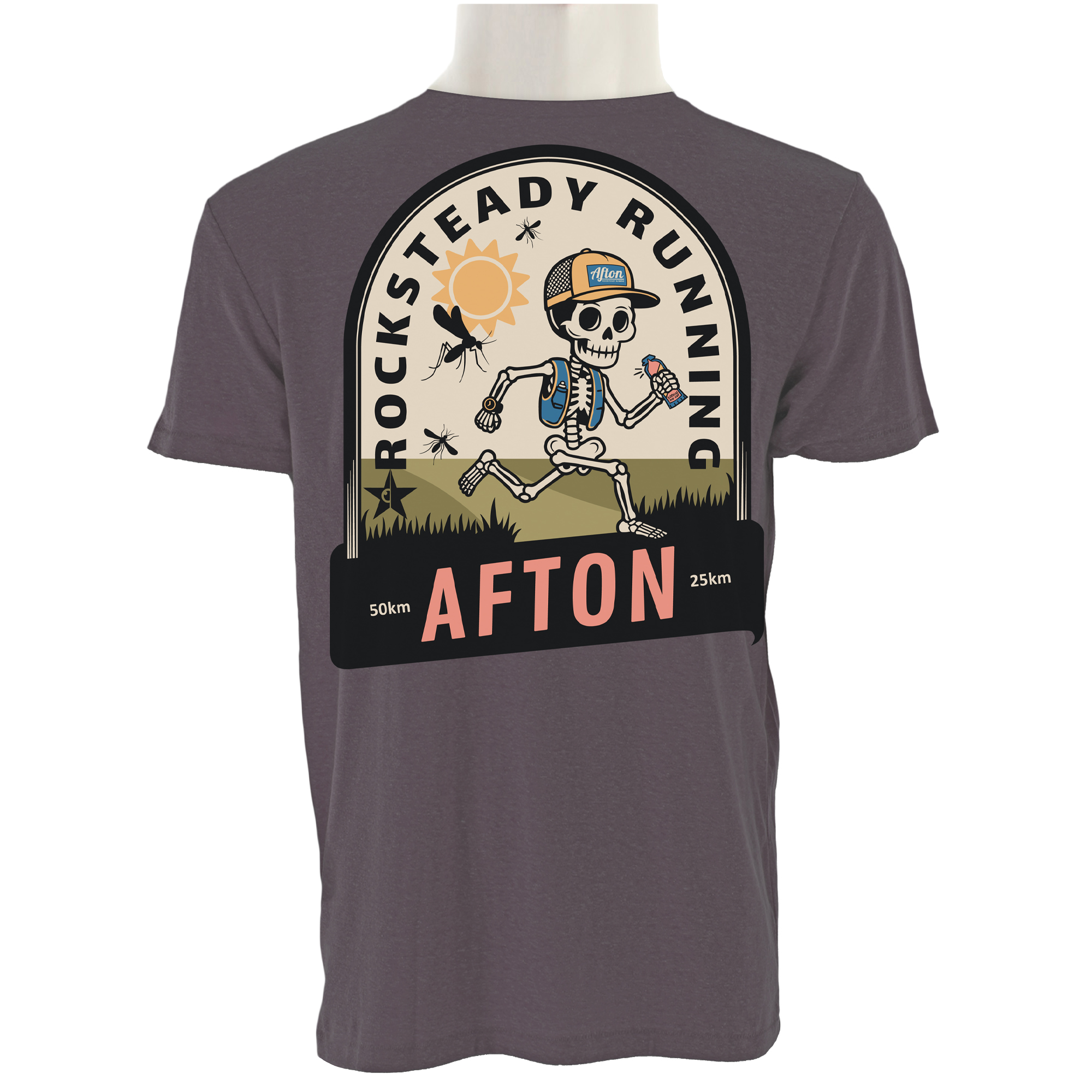 Afton Skeleton T-Shirt - Purple Storm - Image 2