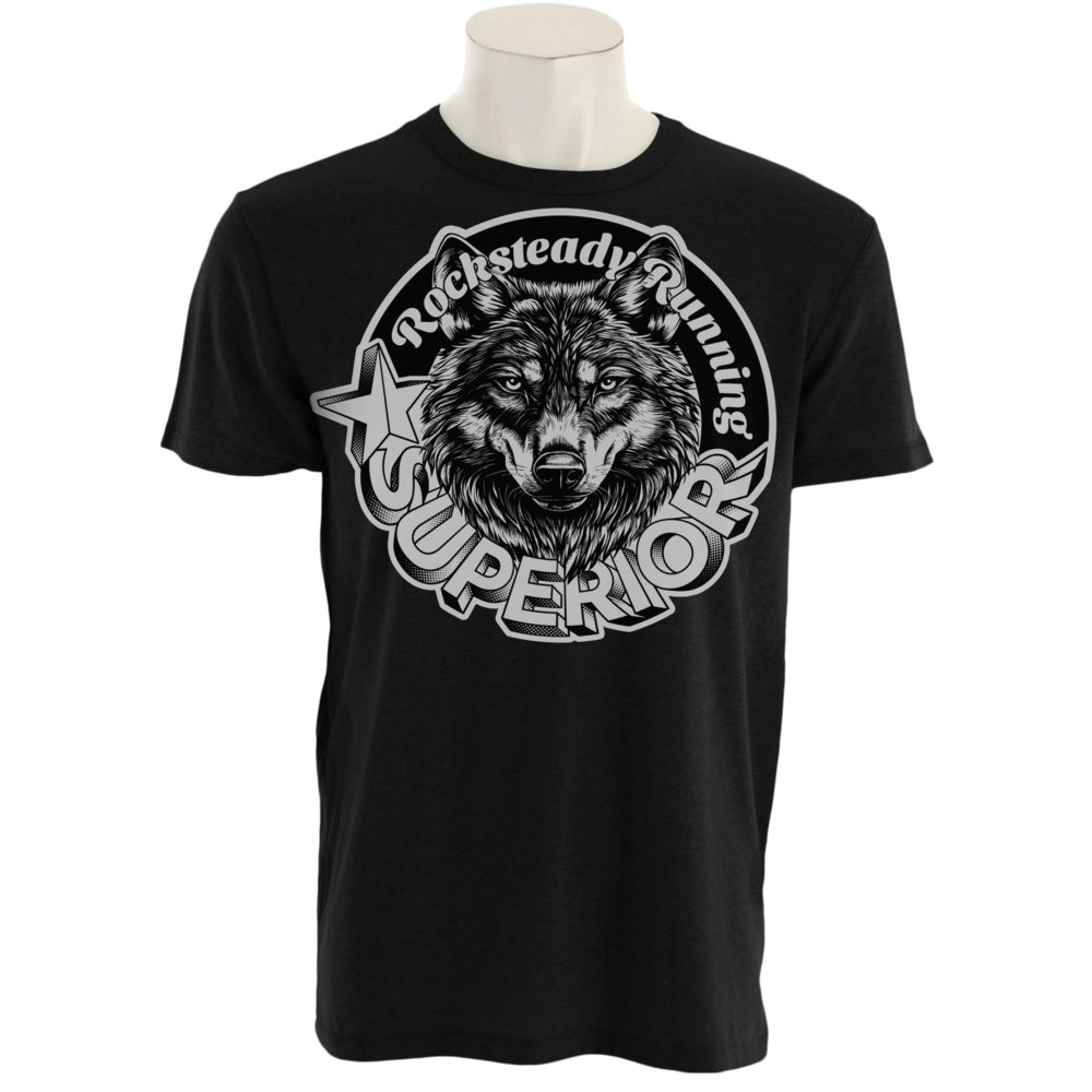 Wolf T-Shirt - Solid Black