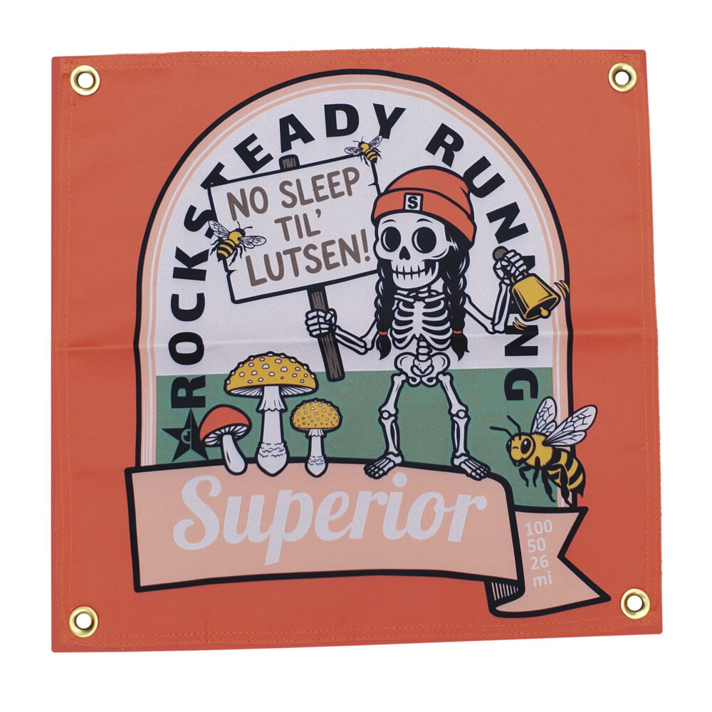 No Sleep Til Lutsen Fabric Banner