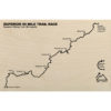 Superior Fall 50 Mile Wood Print Course Map